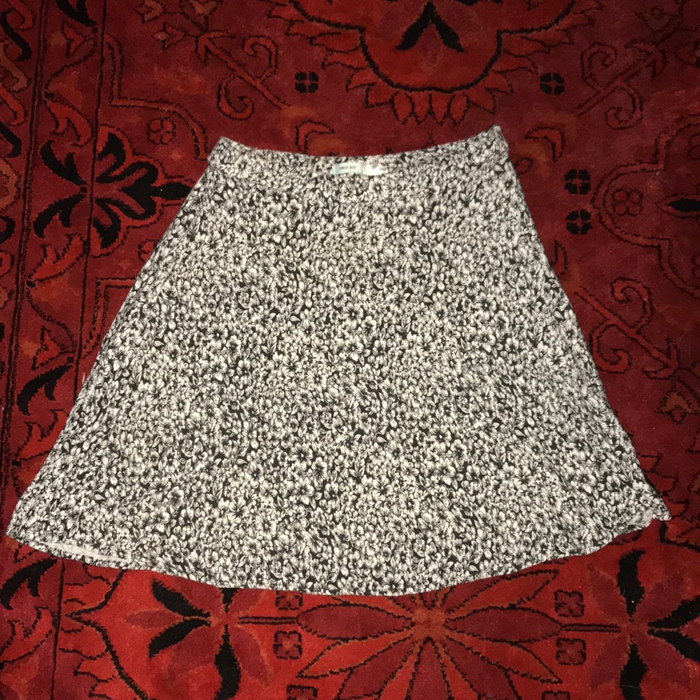 Floral high wasted skirt